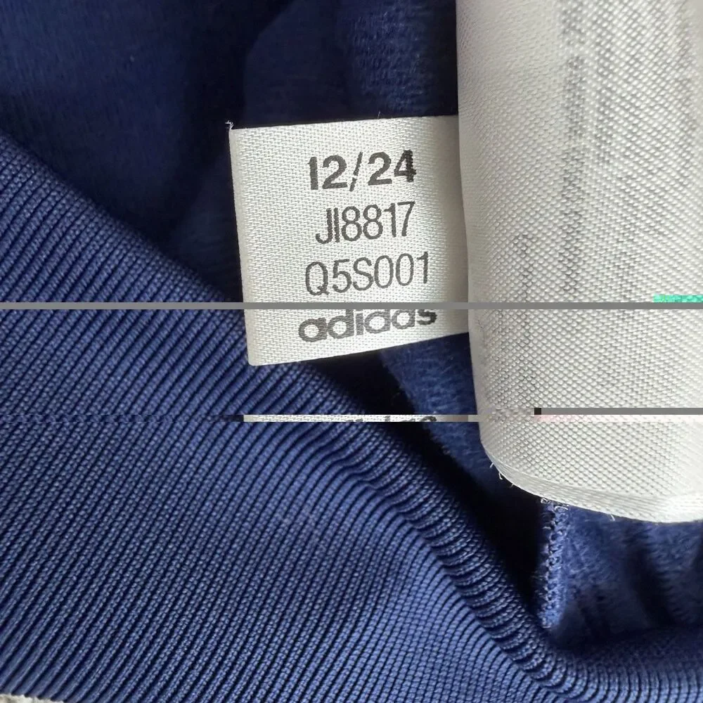 adidas Dayready Tracktop Mens Full Zip Jacket Casual Athletic Blue Size XL